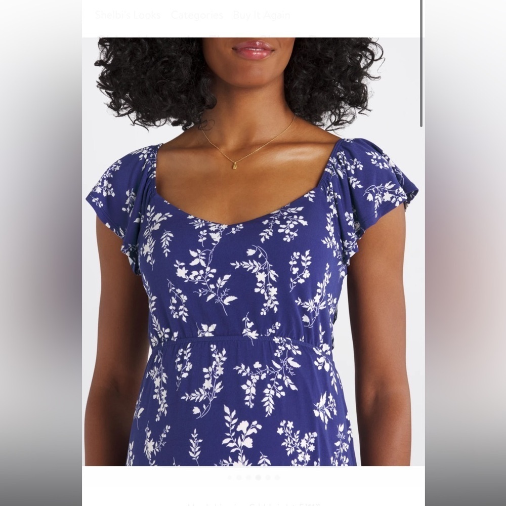 Gilli Chita maternity flutter sleeve dress. - Picture 4 of 6